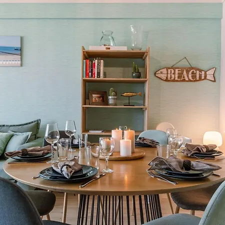 Wonderful With Frontal Sea View In Westende Apartment *